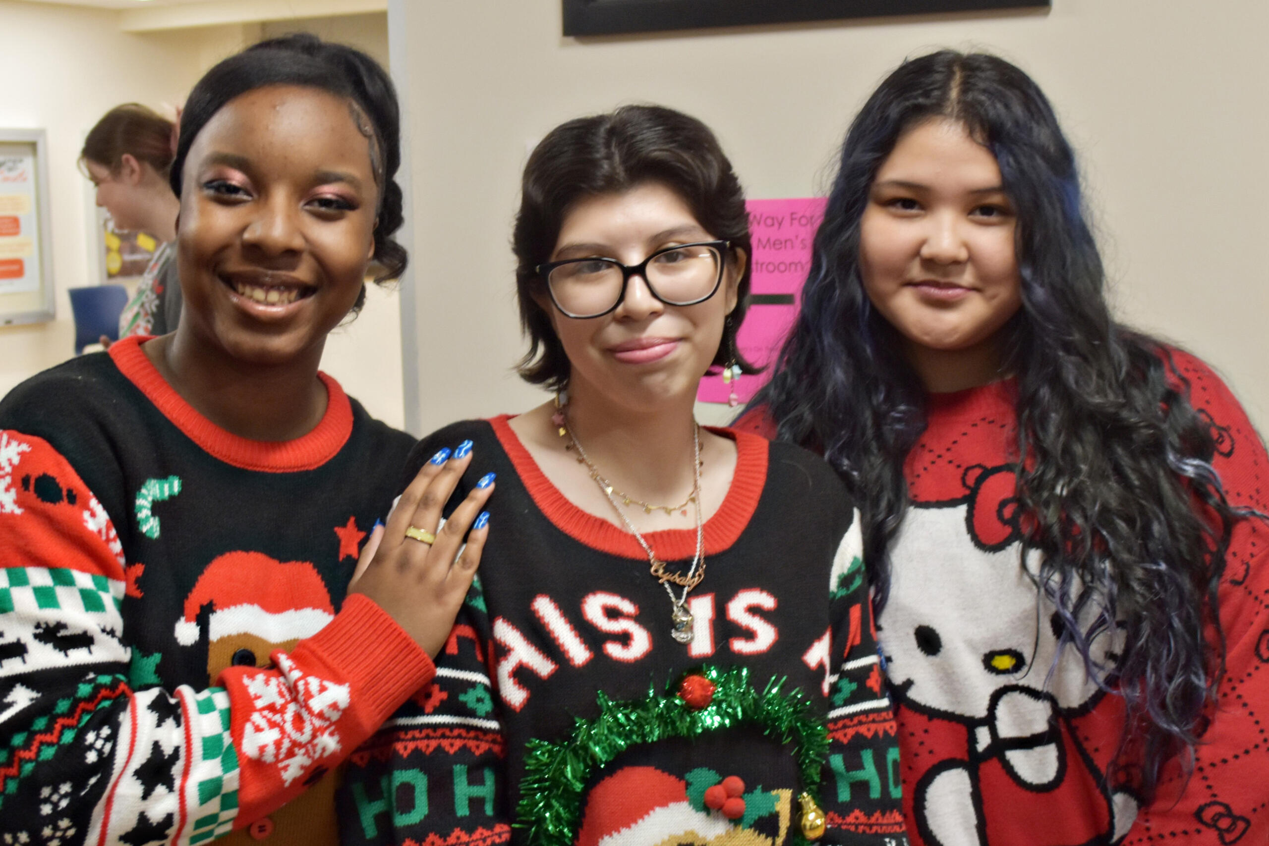 A reception held after the concert allowed friends and family to celebrate the choir. (Photo by Karidja Monjolo)